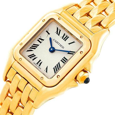 women's cartier gold panthere watch